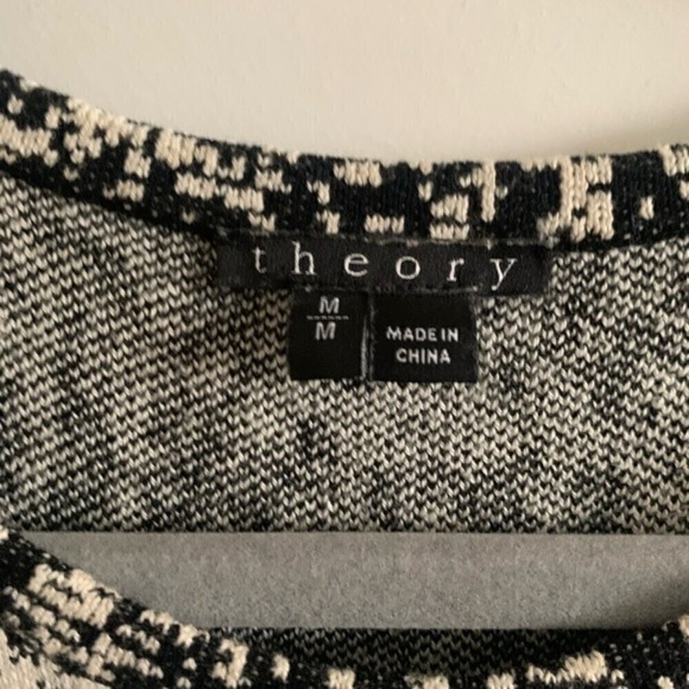 - THEORY Alancy C Sleeveless Tweedscape A-Line Dress Size Medium - Picture 7 of 14